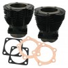 CYLINDER SET 74" BLK