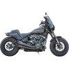 Escape S&S Cycle 2-en-2 Grand National Negro para HD Softail 18-19