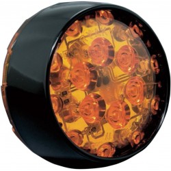 LENS BULL LED AMB T/S BLK