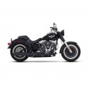 Sistema de Escape Rinehart 2:1 para HD Softail 96-20 4" Negro