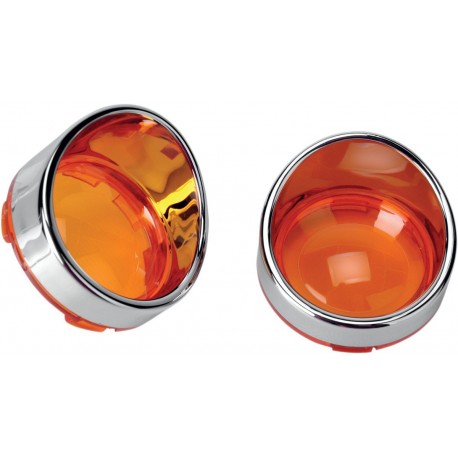 BISEL INTERMITENTES DRAG SPECIALTIES VISOR AMBER LENTES