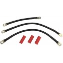 SET CABLE BATERIA DRAG SPECIALTIES NEGRO 93-08FL