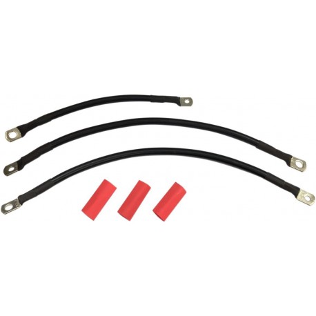 SET CABLE BATERIA DRAG SPECIALTIES NEGRO 94-09DY