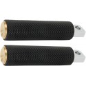 ESTRIBOS ARLEN NESS KNURLED BRASS