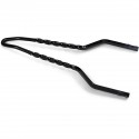 Sissy Bar Twisted Sticks 18" Negro